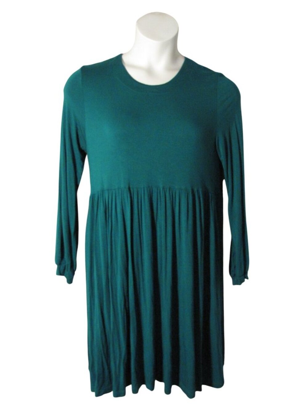 Agnes & Dora S Emerald Green Jersey Knit Dress POCKETS